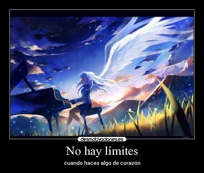 carteles hay limites corazon darkkonnan angel beats desmotivaciones