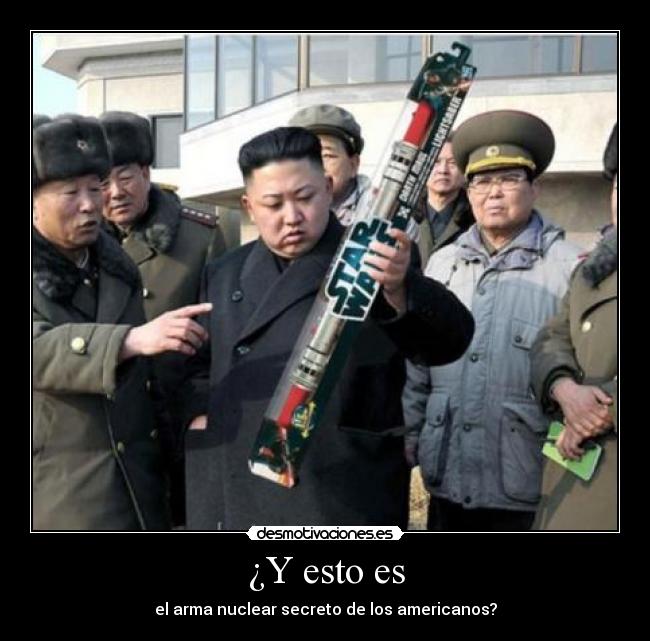 ¿Y esto es - el arma nuclear secreto de los americanos?