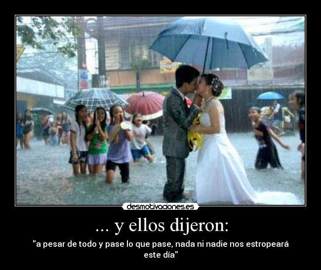 ... y ellos dijeron: - 