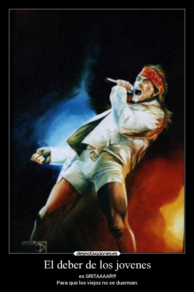 El deber de los jovenes -