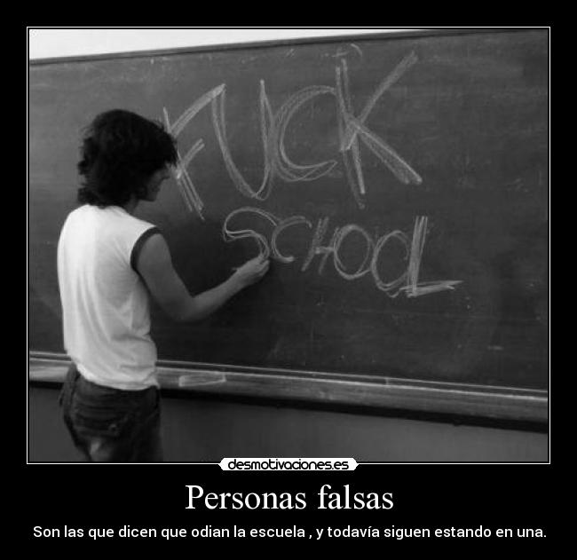 Personas falsas -
