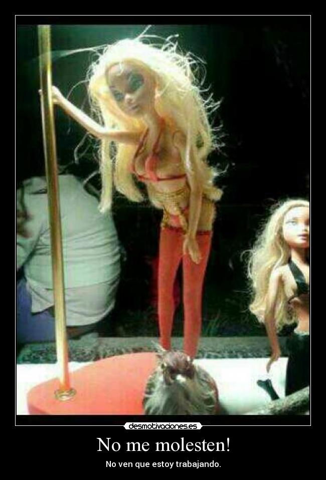 No me molesten! - No ven que estoy trabajando.