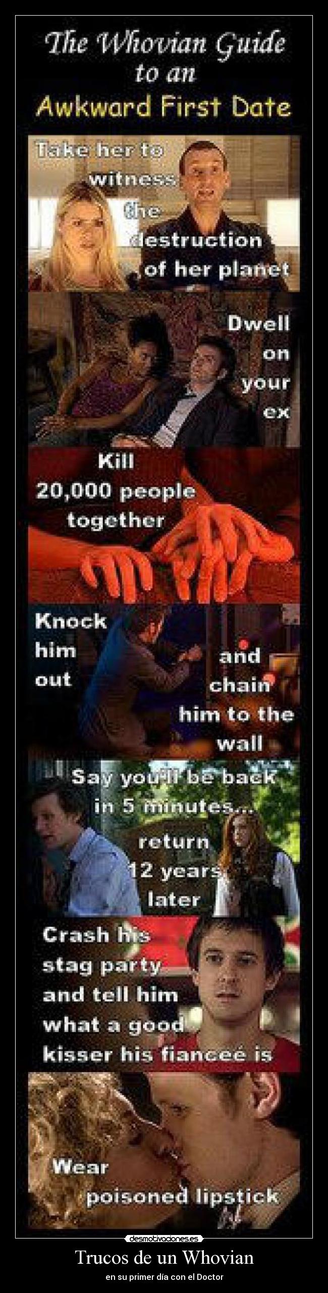 Trucos de un Whovian - en su primer día con el Doctor