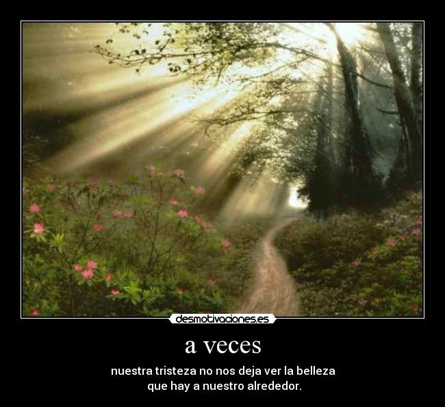 a veces -