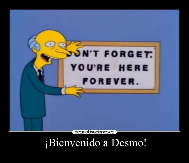 ¡Bienvenido a Desmo! -