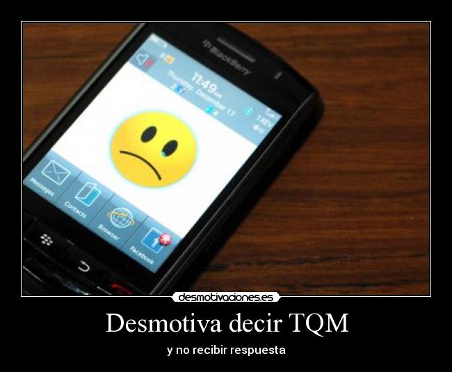 Desmotiva decir TQM -