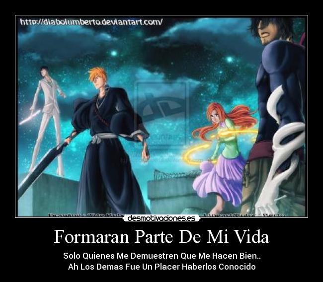 Formaran Parte De Mi Vida -