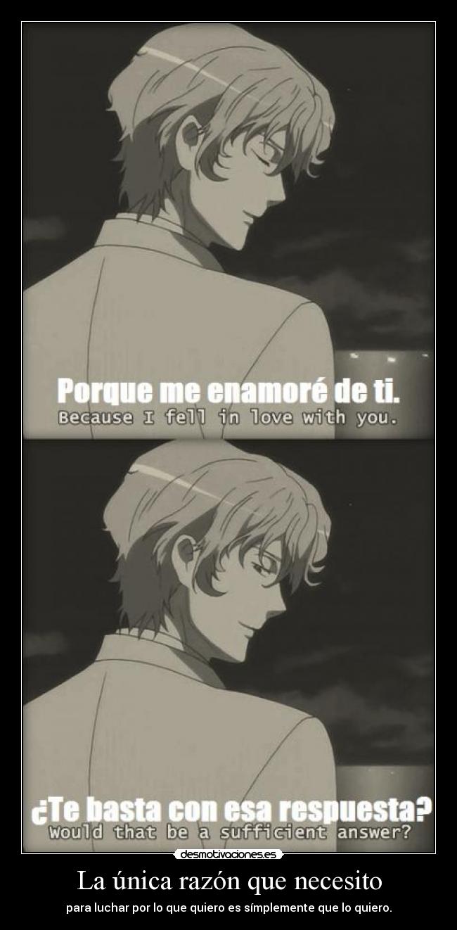 La única razón que necesito -