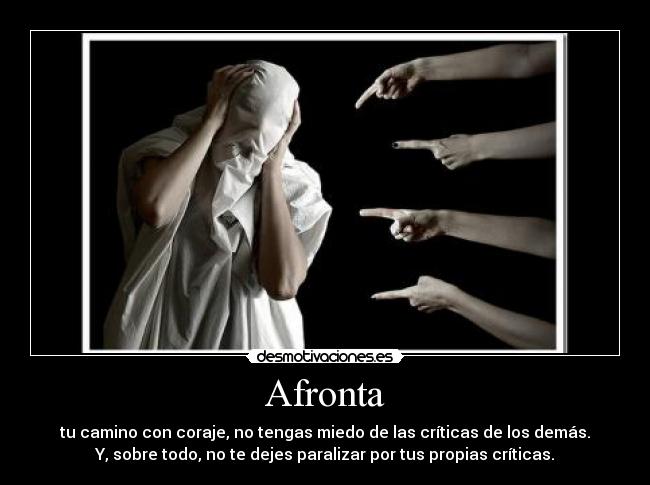 carteles afronta desmotivaciones