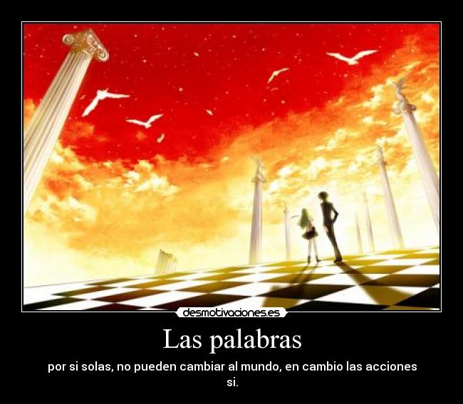 Las palabras -