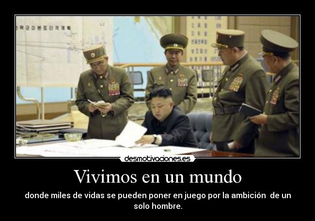 Vivimos en un mundo -