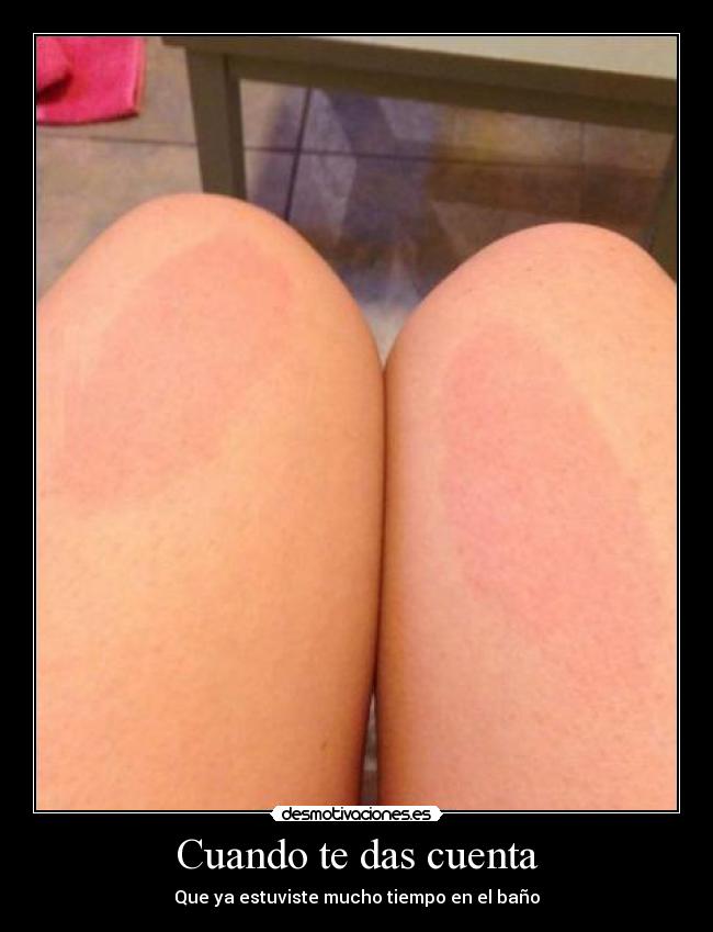 Cuando te das cuenta -