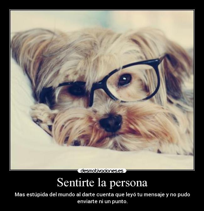 Sentirte la persona -