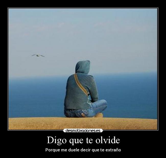 Digo que te olvide -