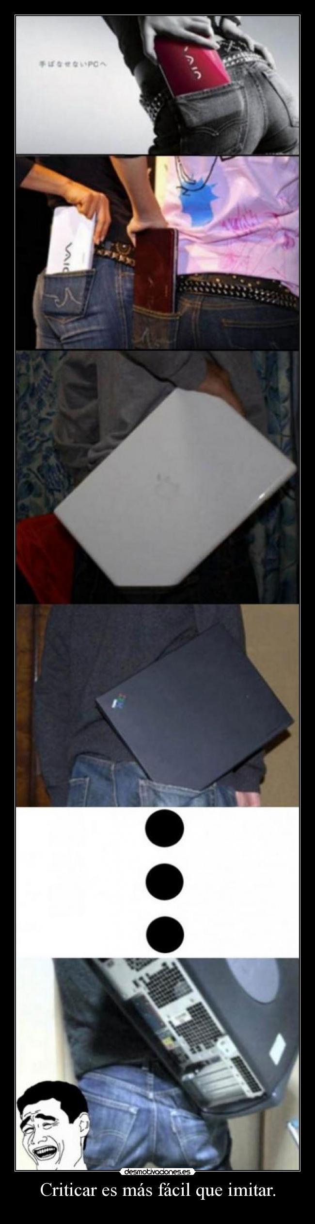 Criticar es más fácil que imitar. -