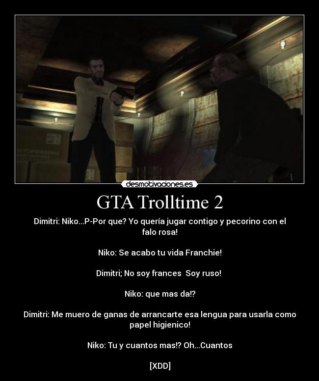 carteles gtaiv trolltime lightningfarronsoviet desmotivaciones