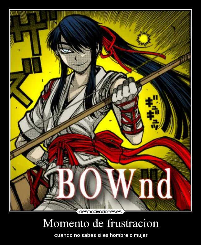 carteles arquero arquera yoichi drifters esta bien chulo chula desmotivaciones