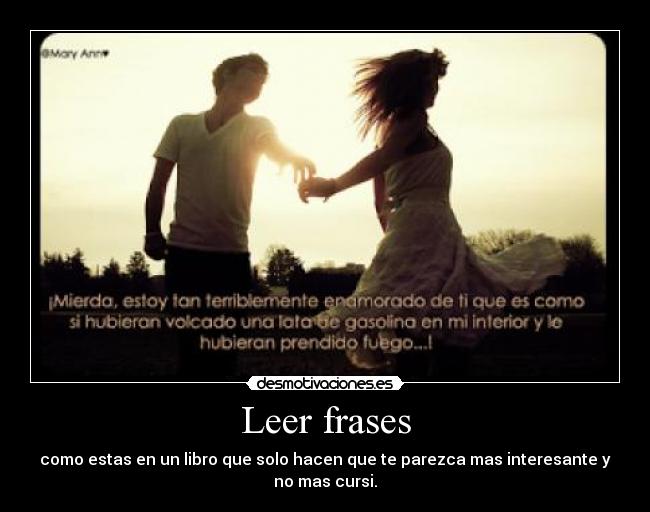 carteles frases amor los libros desmotivaciones