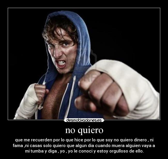 no quiero -