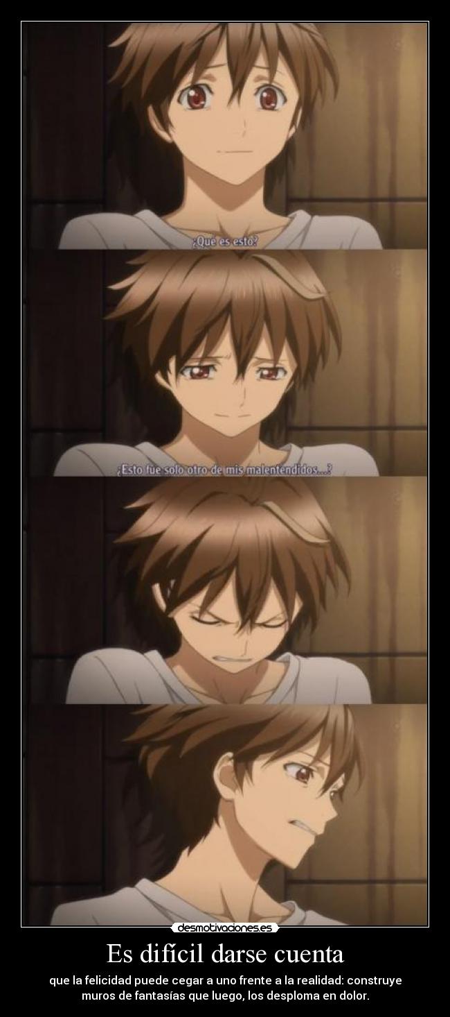 Es difícil darse cuenta - 