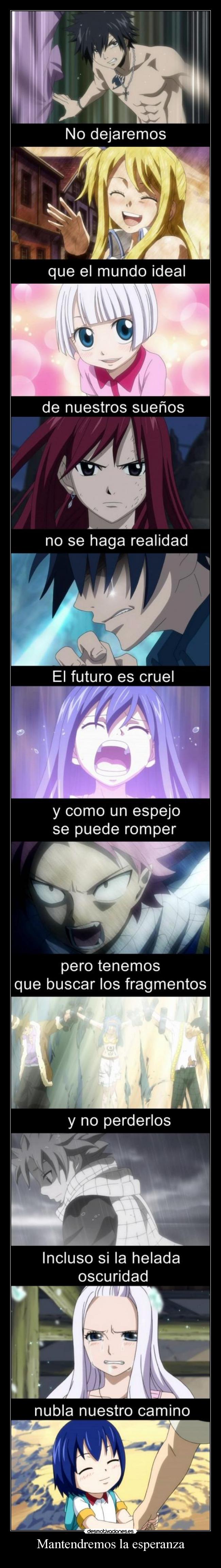 Mantendremos la esperanza -