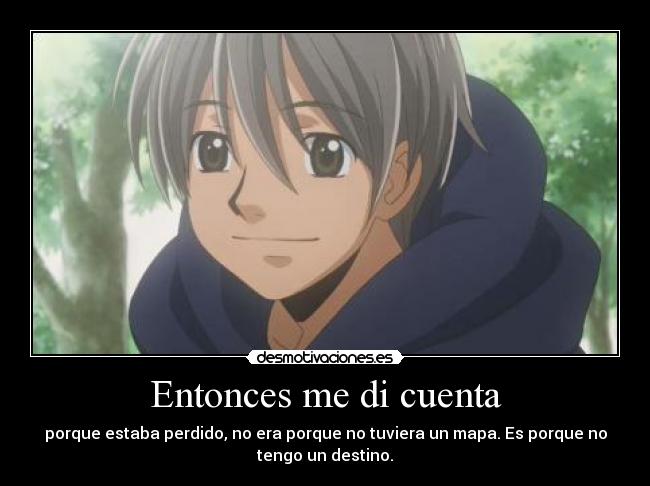 Entonces me di cuenta -