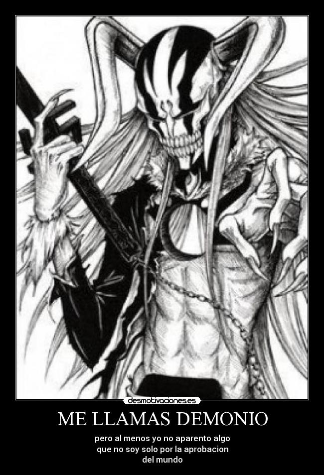 ME LLAMAS DEMONIO -
