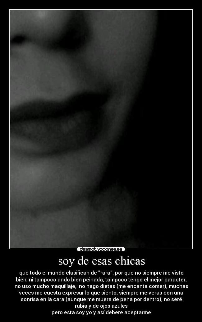 soy de esas chicas -