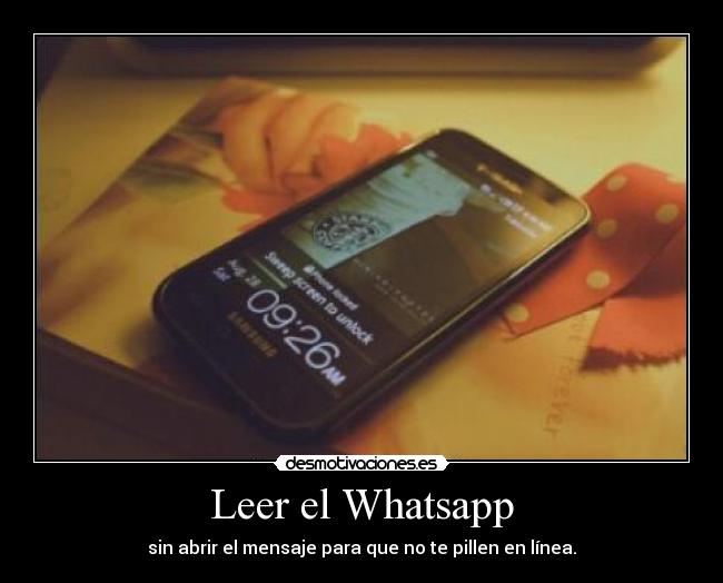 Leer el Whatsapp -