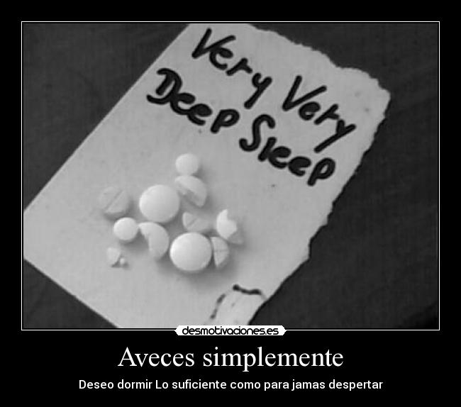Aveces simplemente -