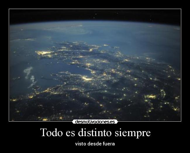 Todo es distinto siempre -