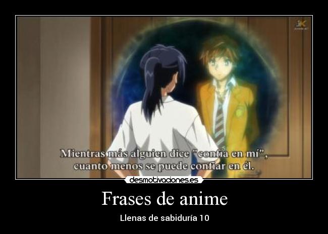 Frases de anime -