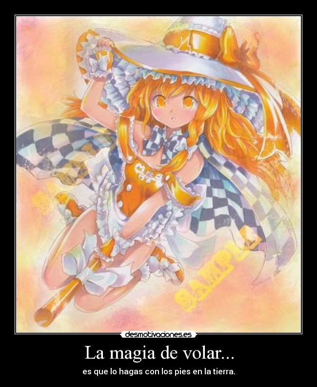 La magia de volar... -