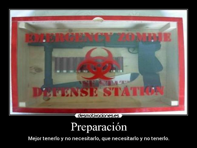 carteles zombie kit preparacion tener rga desmo desmotivaciones desmotivaciones