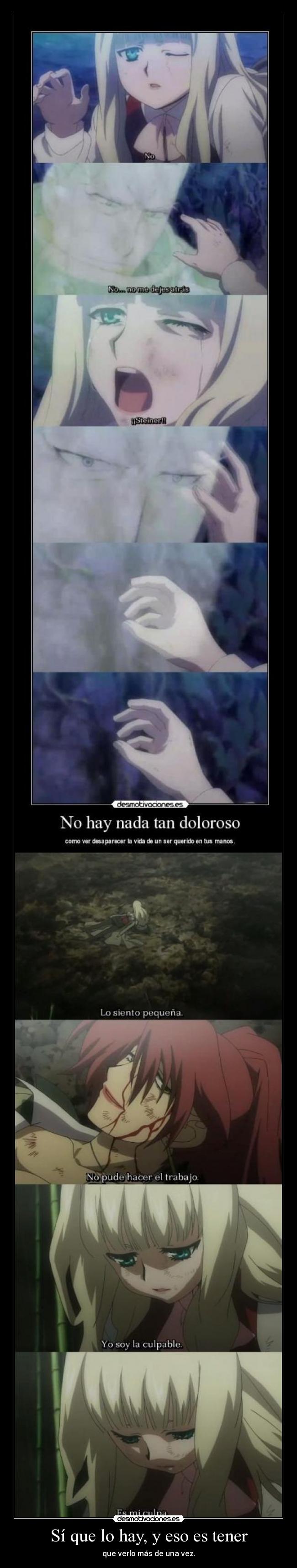 Sí que lo hay, y eso es tener - 