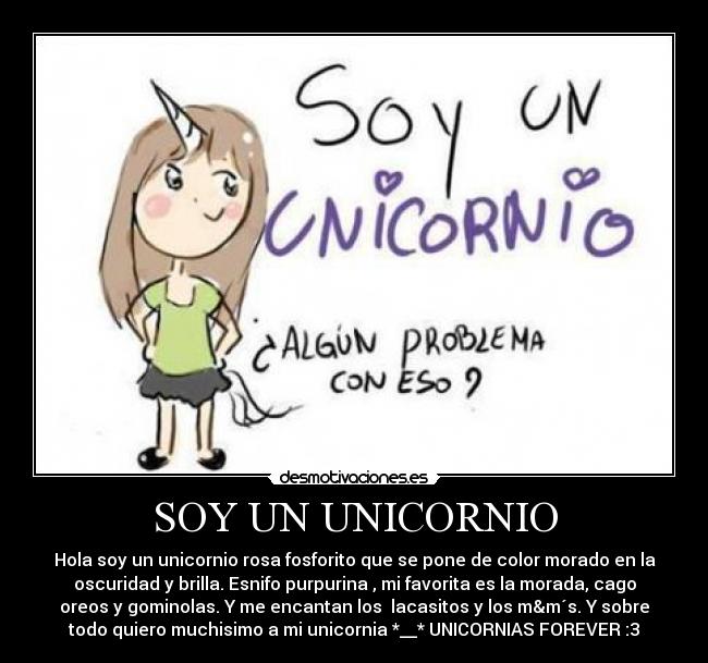 SOY UN UNICORNIO -