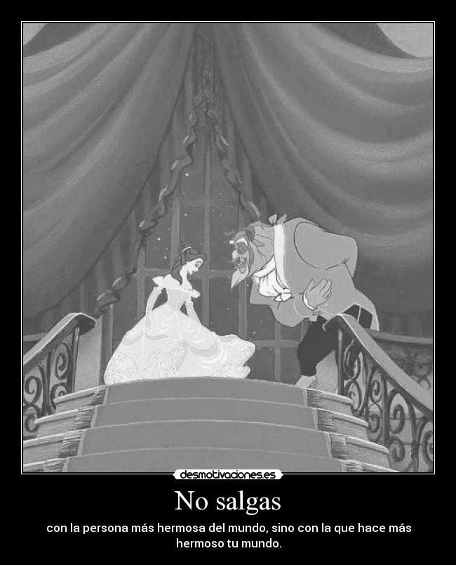 No salgas - 