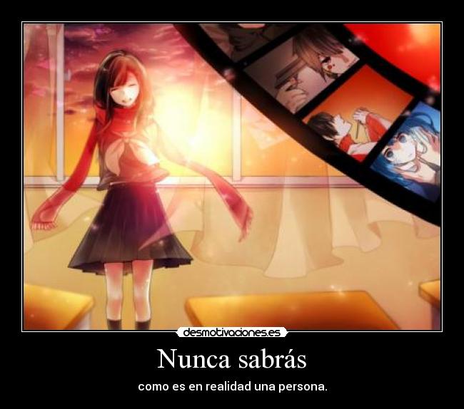 Nunca sabrás -