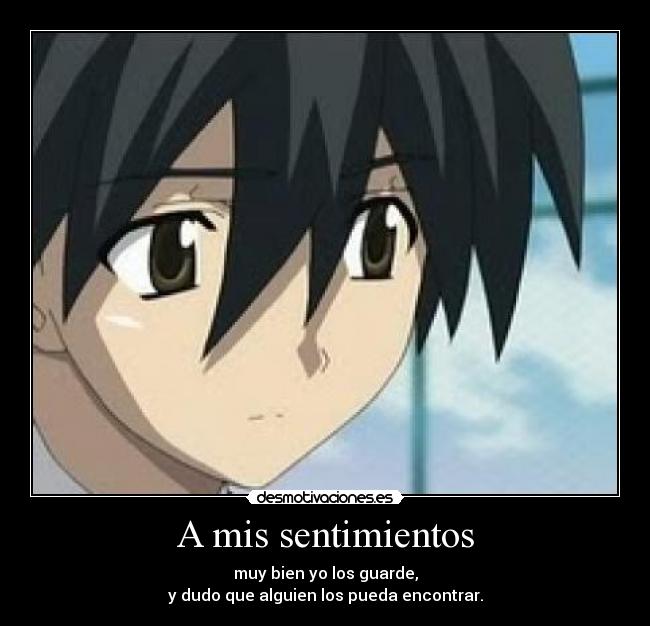 A mis sentimientos -