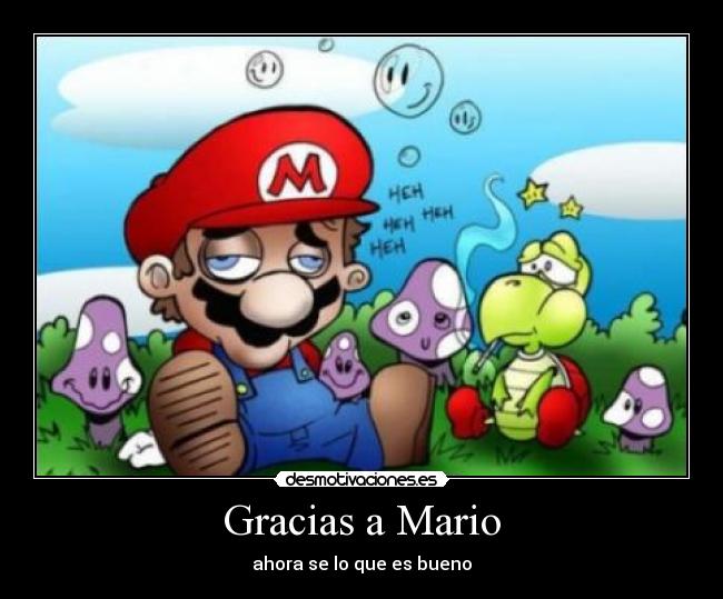 Gracias a Mario - ahora se lo que es bueno