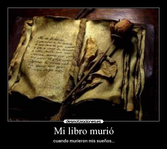 Mi libro murió - 