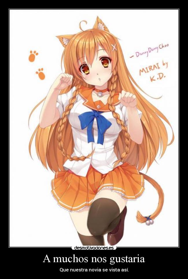 A muchos nos gustaria - Que nuestra novia se vista así.