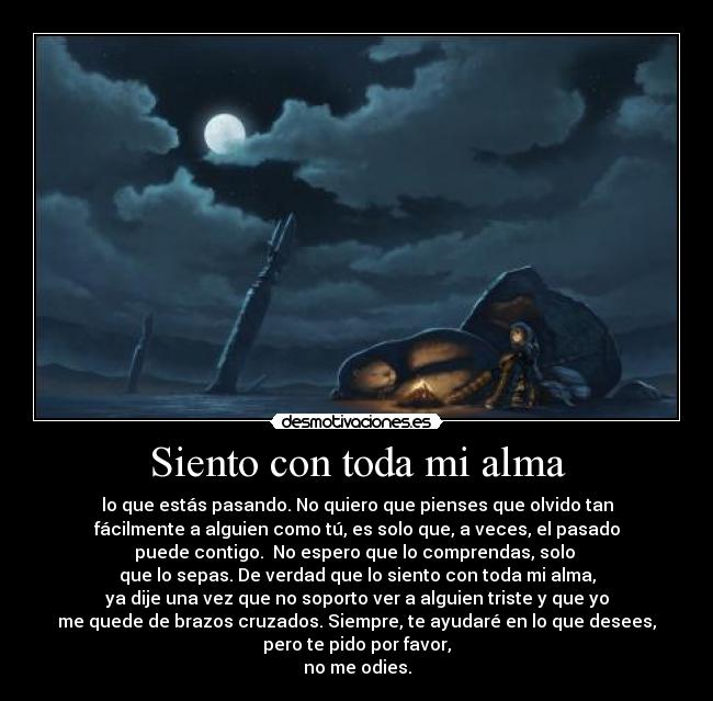 Siento con toda mi alma - 