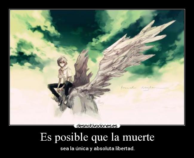 Es posible que la muerte -