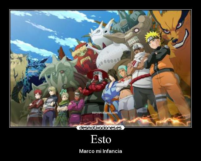 carteles naruto desmotivaciones