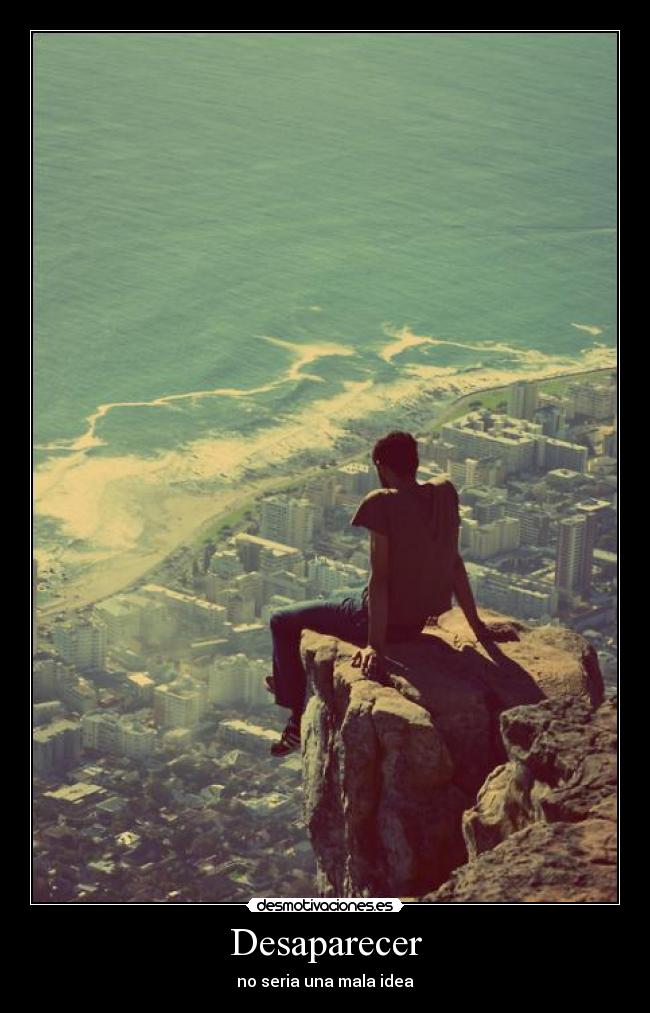 carteles desaparecer seria una mala idea desmotivaciones