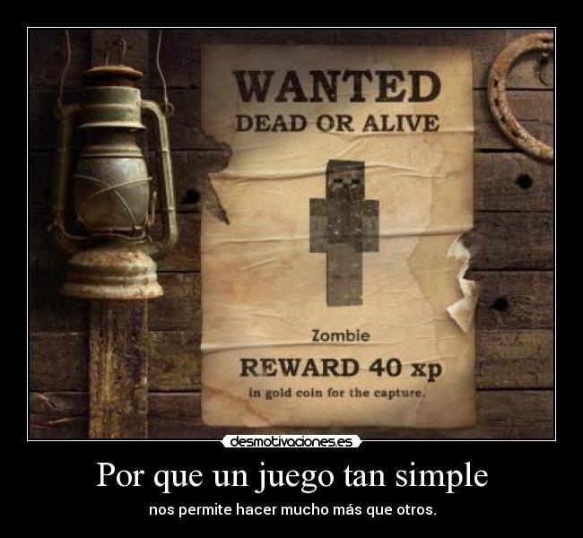 Por que un juego tan simple - nos permite hacer mucho más que otros.