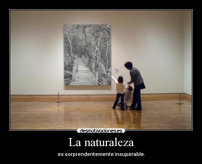 La naturaleza - es sorprendentemente insuperable.