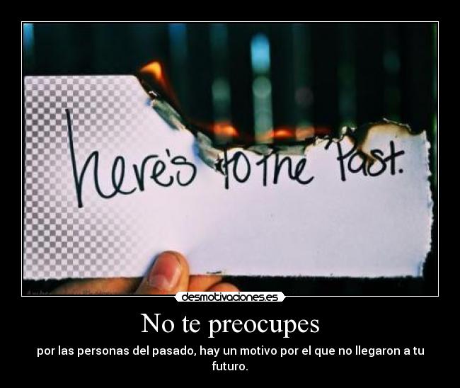 No te preocupes - 