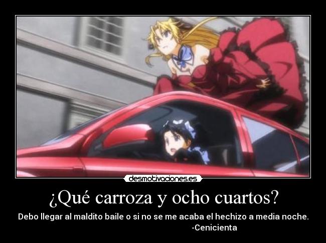 carteles anime manga otaku cosplay mensaje trabajo para todas las sirvientas como cenicienta desmotivaciones